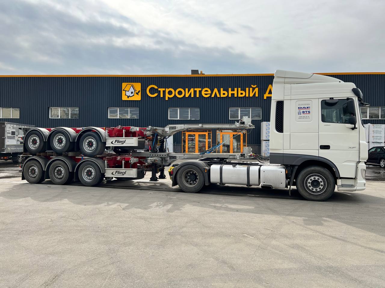 Полуприцеп Контейнеровоз Fliegl SDS 380 Vario V2