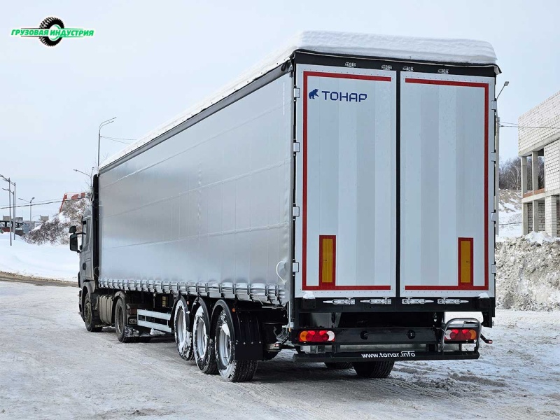 Отгрузка шторно-бортового полуприцепа Тонар Т3-13К в г. Москва 26.02.24