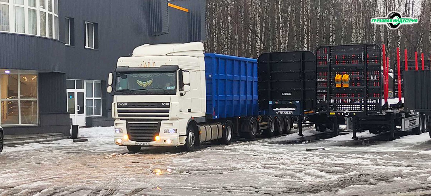 Отгрузка полуприцепа ломовоза (металловоза) Тонар GINF 9989 в г. Москва