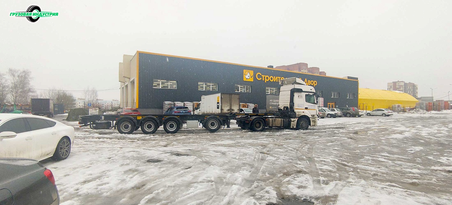 Отгрузка полуприцепа контейнеровоза Тонар К4-40 в Москву 16.03.23