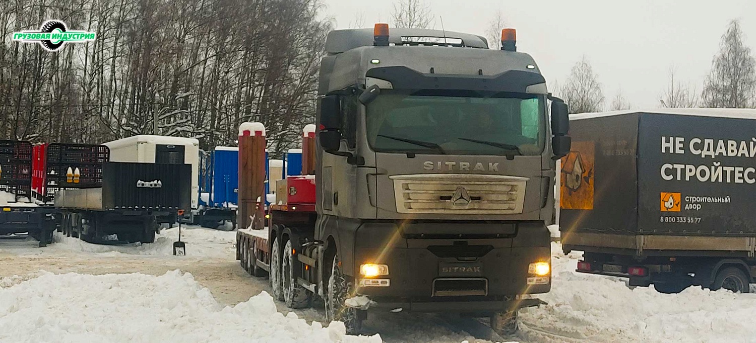 Отгрузка полуприцепа трала Juterborg JTB-50 в Бурятию.