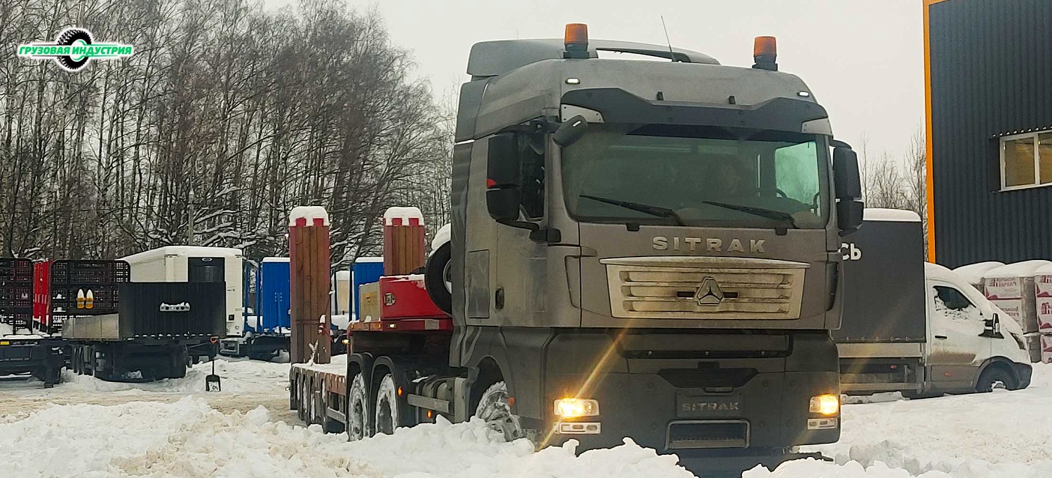 Отгрузка полуприцепа трала Juterborg JTB-50 в Бурятию.