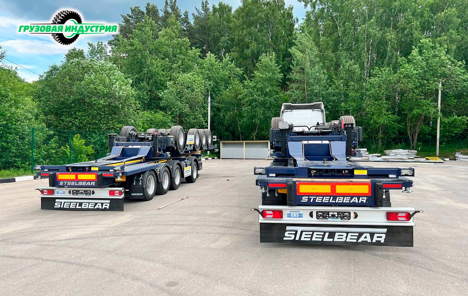Отгрузка 4-х контейнеровозов SteelBear PF-41N-6 в г. Норильск