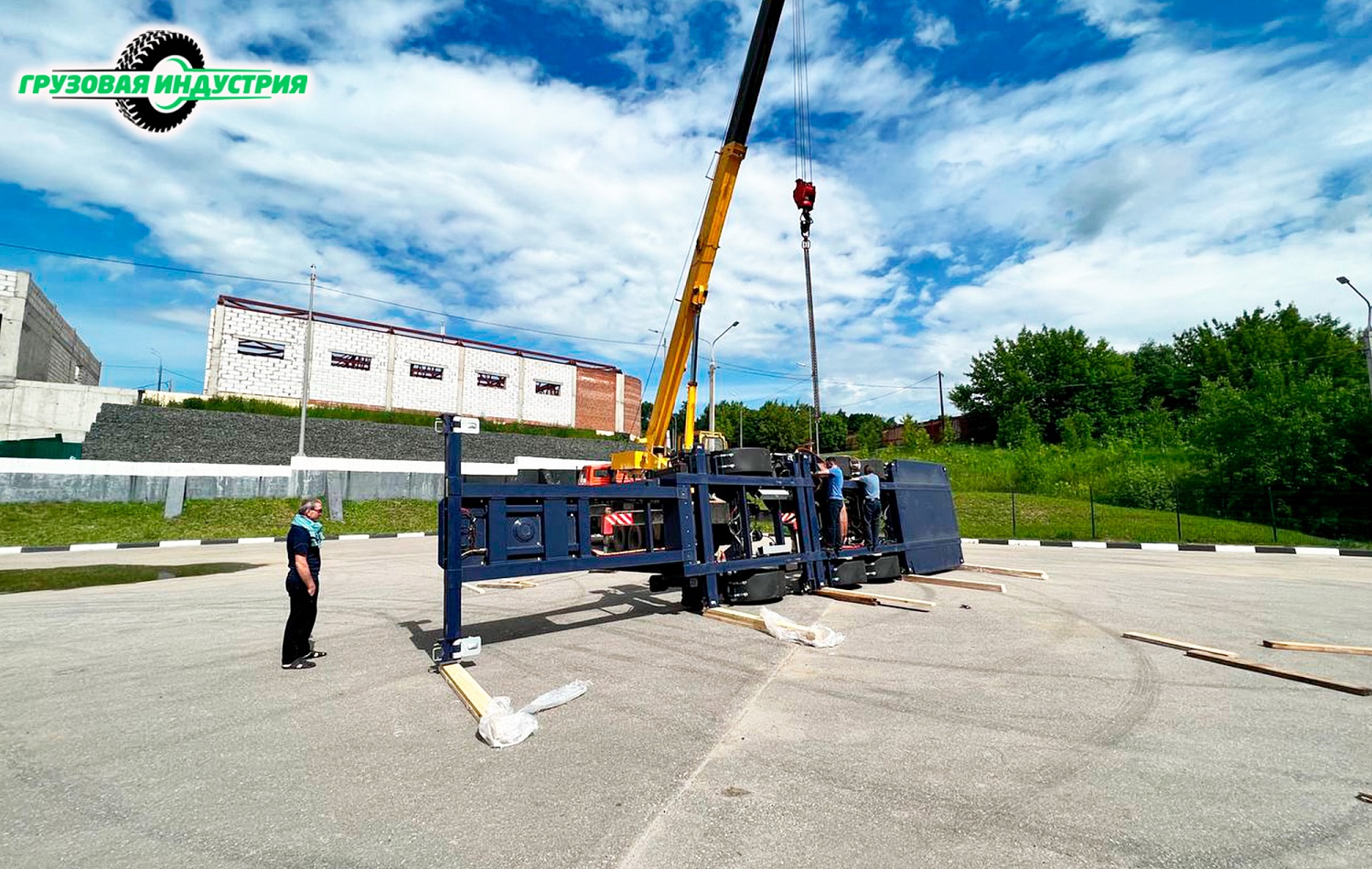 Отгрузка 4-х контейнеровозов SteelBear PF-41N-6 в г. Норильск