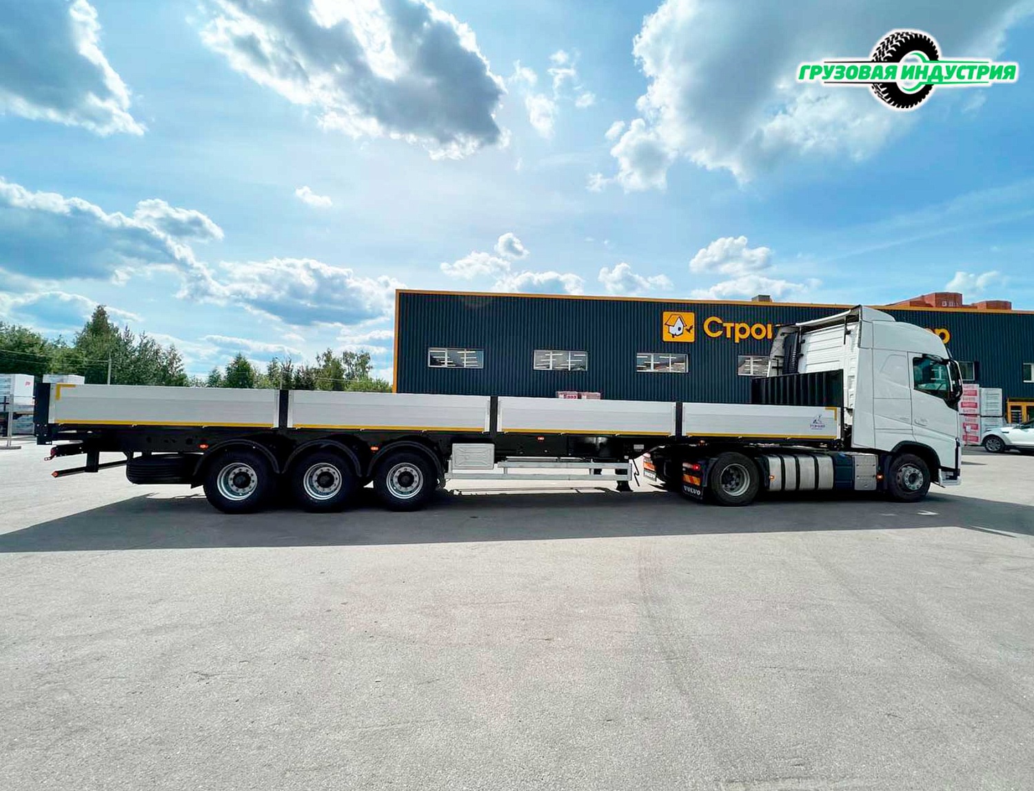 Отгрузка бортовой платформы Тонар В3-13К в Москву август 2022