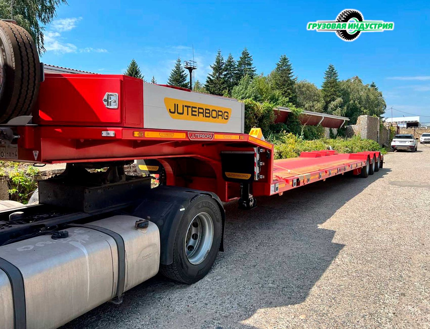 Отгрузка Полуприцепа Трала комбайновоза Juterborg JTB-30 в г. Ставрополь