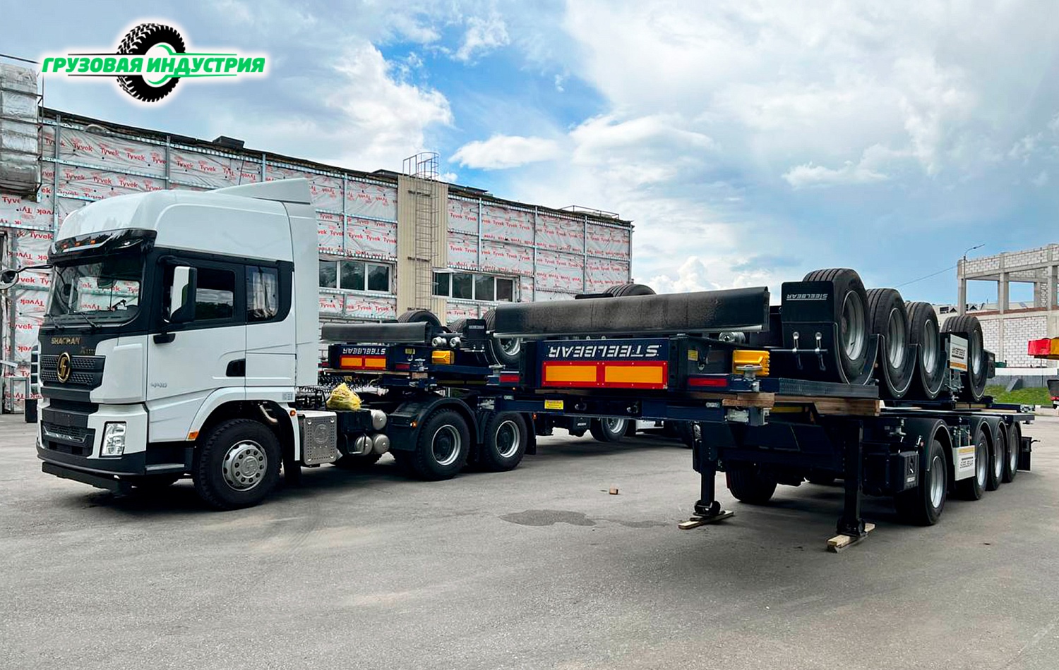 Отгрузка 4-х контейнеровозов SteelBear PF-41N-6 в г. Норильск