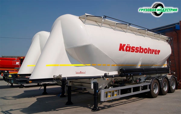 Полуприцеп Цементовоз Kässbohrer SSL 35 35м3 алюминий