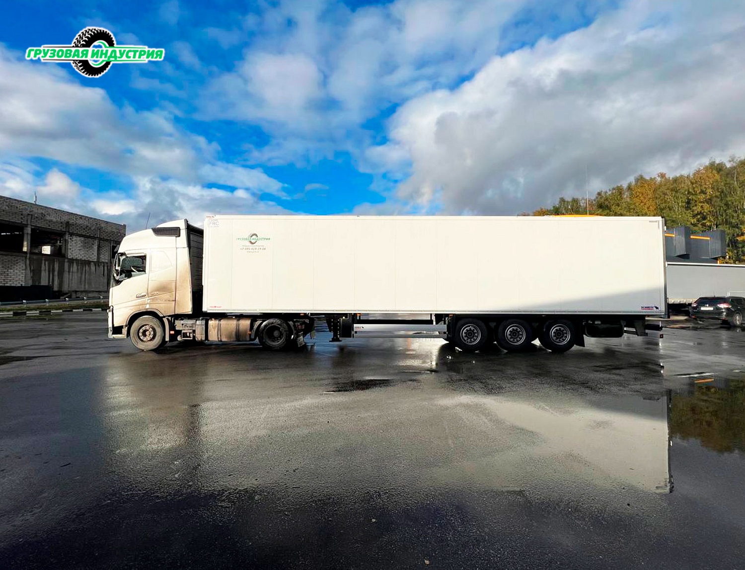 Отгрузка б/у полуприцепа рефрижератора Schmitz Cargobull SKO 24/L - COOL V7 в Екатеринбург